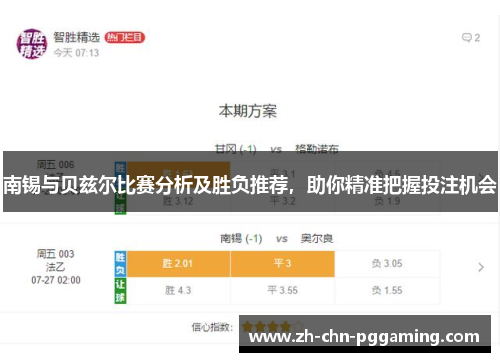 南锡与贝兹尔比赛分析及胜负推荐，助你精准把握投注机会